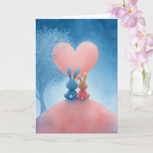 Calm in My Chaos Valentine Card Karte (Orchidee)