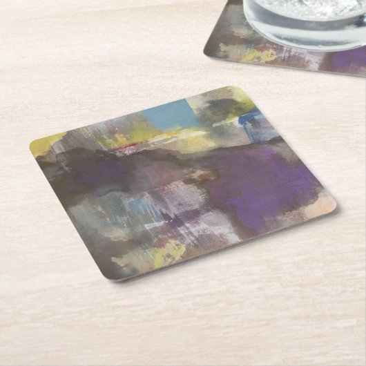 Calm Interlude Rechteckiger Pappuntersetzer (angewinkelt)