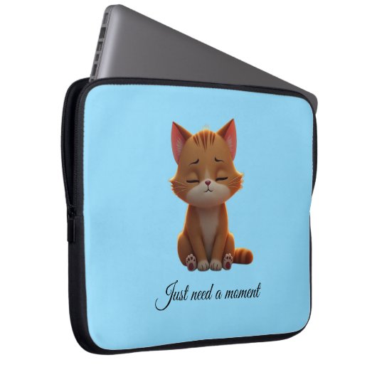 Calm kitty laptopschutzhülle (Vorne Rechts)