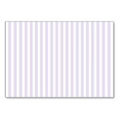 Calm Lavender Minimalist Table Sign Tischnummer (Rückseite)