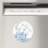 "Calm Liebe" Lotus & Butterfly Wedding Magnet (In Situ (Geschirrspüler))