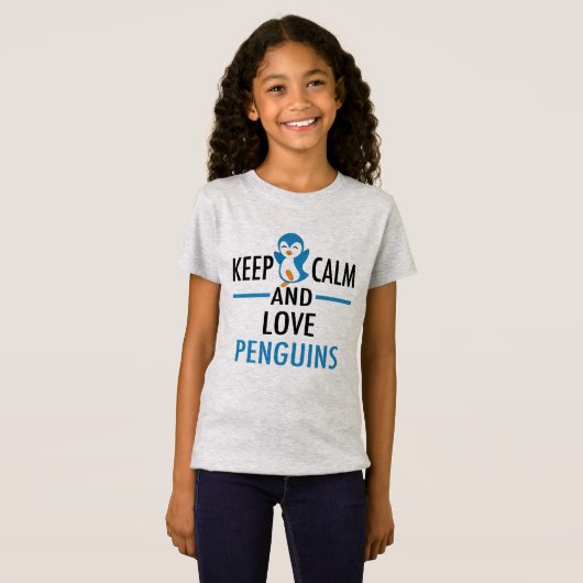 Calm Liebe Pinguine T-Shirt (Vorne ganz)
