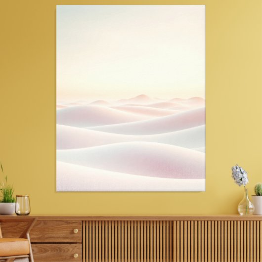 Calm light background with sand dunes leinwanddruck (Insitu (Wohnzimmer))