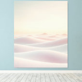 Calm light background with sand dunes leinwanddruck (Insitu (Holzboden))