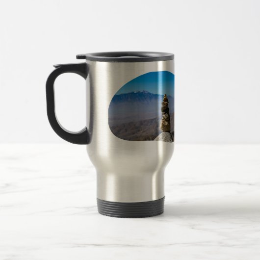 Calm Mind Balanced Life Mug Reisebecher (Links)