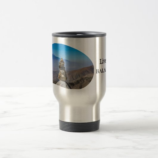 Calm Mind Balanced Life Mug Reisebecher (Mittel)