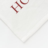 Calm Mind Monkey Fleece Blanket (Ecke)