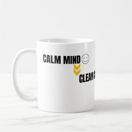 Calm Mind Smart Trading Minimal Chart Art Kaffeetasse