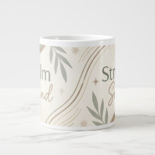 Calm Mind Strong Soul Tasse   Ästhetische Kaffeeta