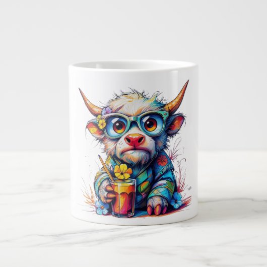 Calm Mood Cup: Insel-Edition Jumbo-Tasse (Vorderseite)