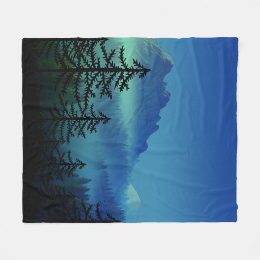 CALM MOUNTAIN MITTLERWALD FLEECEDECKE (Vorderseite (Horizontal))