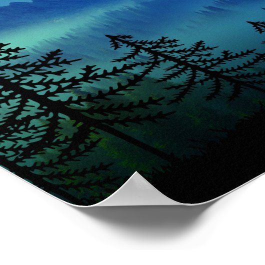 CALM MOUNTAIN MITTLERWALD POSTER (Ecke)