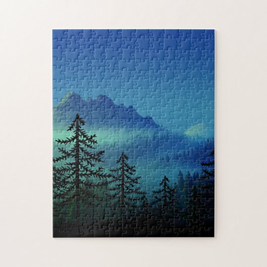 CALM MOUNTAIN MITTLERWALD PUZZLE (Vertikal)