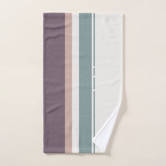 Calm Neutral Stripes – Minimal Spa Towel Set (Handtuch)