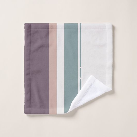 Calm Neutral Stripes – Minimal Spa Towel Set (Waschlappen)