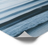 Calm Ocean Horizon Minimal Wall Art Poster (Ecke)