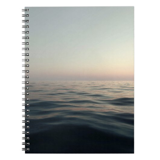Calm Ocean Sunset Horizon Notebook Notizblock (Vorderseite)