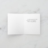 Calm on the inside Vanity Card Karte (Innenseite)