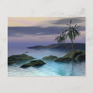 Calm Palms Postkarte