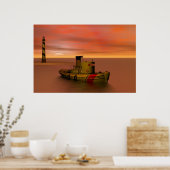 Calm Patrol Poster (Küche)