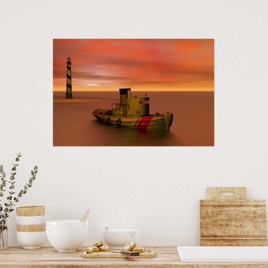 Calm Patrol Poster (Küche)