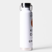 CALM PERSONALISIERT Basketball behalten Trinkflasche (Vorne)
