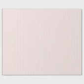 Calm Pink Minimalist Stripes Geschenkpapier (Flach)