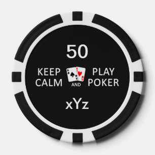 CALM- & PLAY-POKER-Chips behalten Pokerchips
