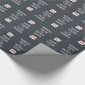 CALM- & PLAY-POKER-Papier behalten Geschenkpapier (Ecke)