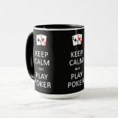 CALM- & PLAY-POKER-Tasse behalten Tasse (Vorderseite Links)