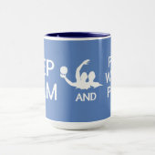  Calm & Play Water Polo kundenspezifische Tasse (Zentrum)