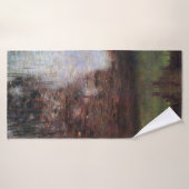 Calm Pond auf Kammerburg, Gustav Klimt Badehandtuch (Badehandtuch)