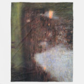 Calm Pond auf Kammerburg, Gustav Klimt Fleecedecke (Vorderseite)