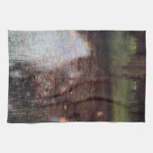 Calm Pond auf Kammerburg, Gustav Klimt Geschirrtuch (Horizontal)
