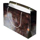 Calm Pond auf Kammerburg, Gustav Klimt Große Geschenktüte (Rückseite Schrägansicht)