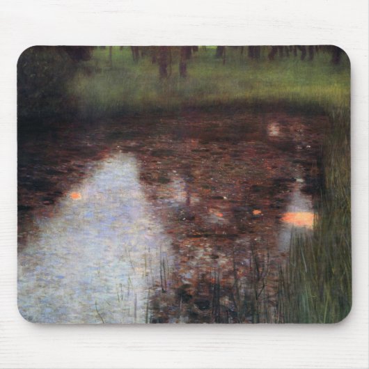 Calm Pond auf Kammerburg, Gustav Klimt Mousepad (Vorne)