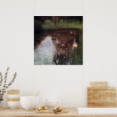 Calm Pond auf Kammerburg, Gustav Klimt Poster (Küche)