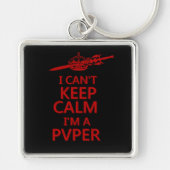 Calm PVP Gamer Key Chain behalten Schlüsselanhänger (Vorne)
