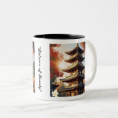 "Calm Reflections" Zweifarbige Tasse (VorderseiteRechts)