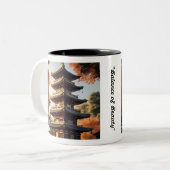 "Calm Reflections" Zweifarbige Tasse (Vorderseite Links)