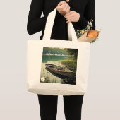 "Calm Rowboat Haven" Jumbo Stoffbeutel (Vorderseite (Produkt))