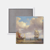 Calm Sea, 1836 Magnet (Vorderseite/Rückseite)