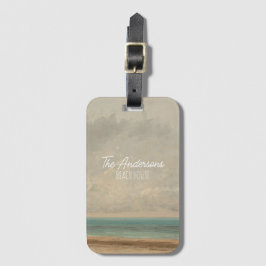 Calm Sea 1866 Gustave Courbet National Gallery Gepäckanhänger