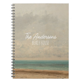 Calm Sea 1866 Gustave Courbet National Gallery Notizblock