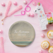 Calm Sea 1866 Gustave Courbet National Gallery Pappteller (Party)