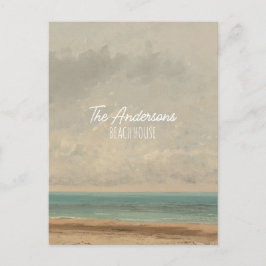 Calm Sea 1866 Gustave Courbet National Gallery Postkarte