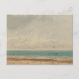 Calm Sea 1866 Gustave Courbet National Gallery Postkarte
