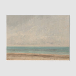 Calm Sea 1866 Gustave Courbet National Gallery Seidenpapier