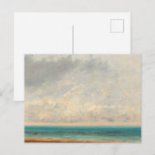 Calm Sea, 1866 von Gustave Courbet Postkarte (Vorne/Hinten)