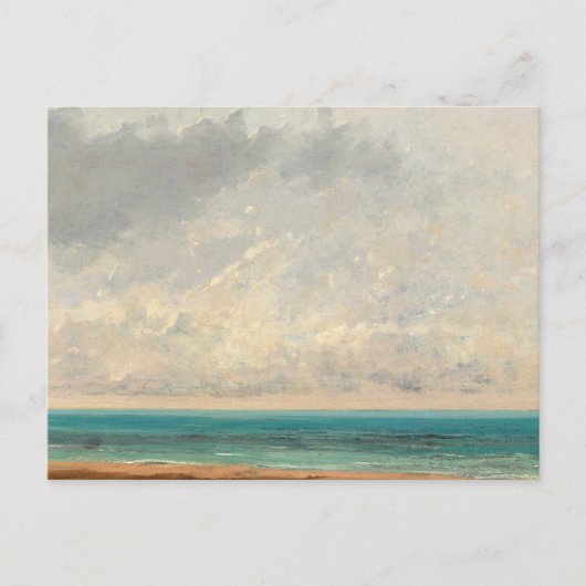 Calm Sea, 1866 von Gustave Courbet Postkarte (Vorderseite)